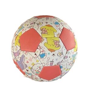 Sanrio Pink & White Character Patch Soccer Ball